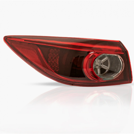 Calavera Exterior Izquierda con Luz LED Auto Magic para Mazda 3 Sedán