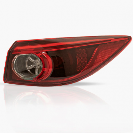 Calavera Exterior Derecha con Luz LED Auto Magic para Mazda 3 Sedán