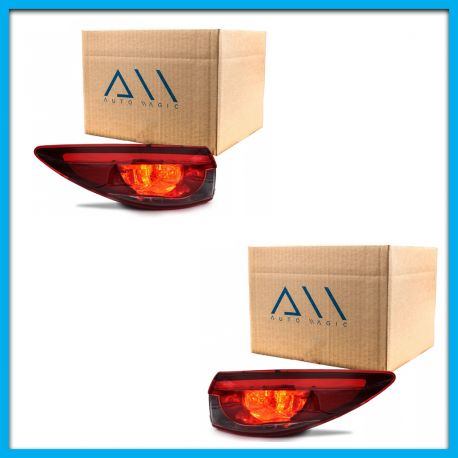 Juego de 2 Calaveras para Mazda 6 Auto Magic con Luz LED y Direccional Inferior
