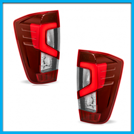 Juego de 2 Calaveras para NP300 Frontier Auto Magic con Luz LED