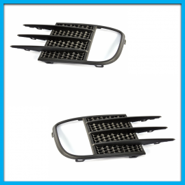 Juego de 2 Rejillas de Facia Delantera para Golf A6 GTI Auto Magic con Hueco para Faro Buscador