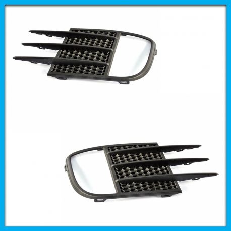 Juego de 2 Rejillas de Facia Delantera para Golf A6 GTI Auto Magic con Hueco para Faro Buscador