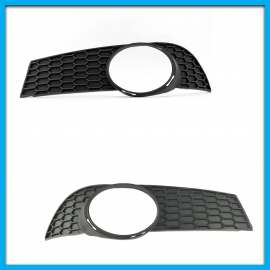 Juego de 2 Rejillas de Facia Delantera para Aveo Auto Magic con Hueco de Faro Buscador