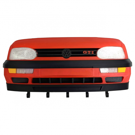 Frente Decorativo Portallaves Diseño MK3 Rojo