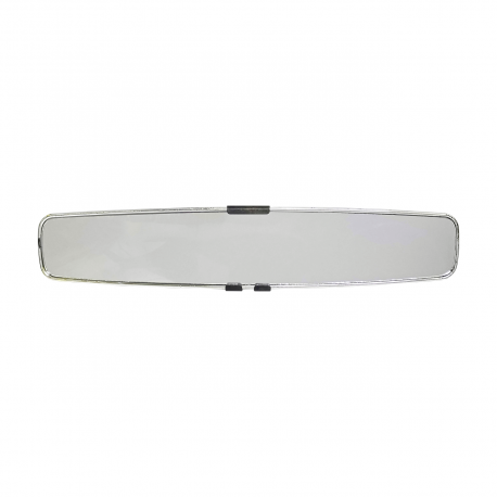 Espejo Chico Panorámico de 13" con Base Cromada Tunix