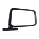 Espejo Derecho Manual Negro Liso Tipo Japonez YTM para 720 Pick-up