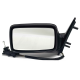 Espejo Retrovisor Negro Poroso con Palanca de Ajuste Izquierdo para Jetta A3, Golf A3