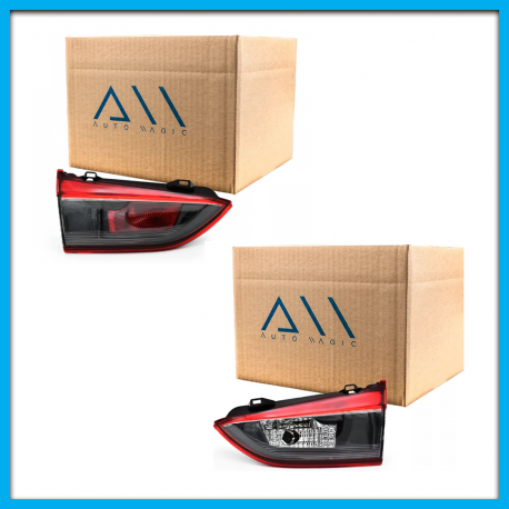 Juego de 2 Calaveras Interiores para Mazda 6 Auto Magic con Fondo Negro