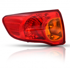 Calavera Exterior Izquierda sin Arnés con Direccional Ámbar Eagle Eyes para Corolla