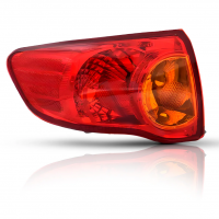 Calavera Exterior Izquierda sin Arnés con Direccional Ámbar Eagle Eyes para Corolla