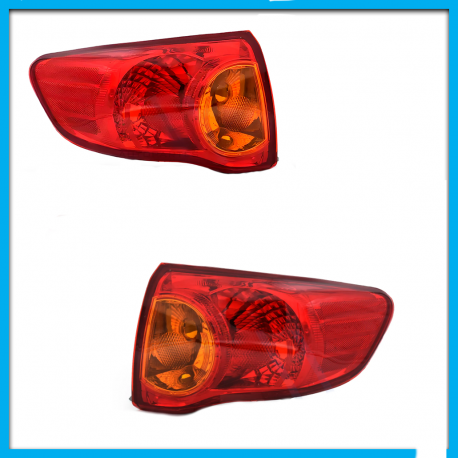 Juego de 2 Calaveras para Corolla Eagle Eyes sin Arnés con Direccional Ámba