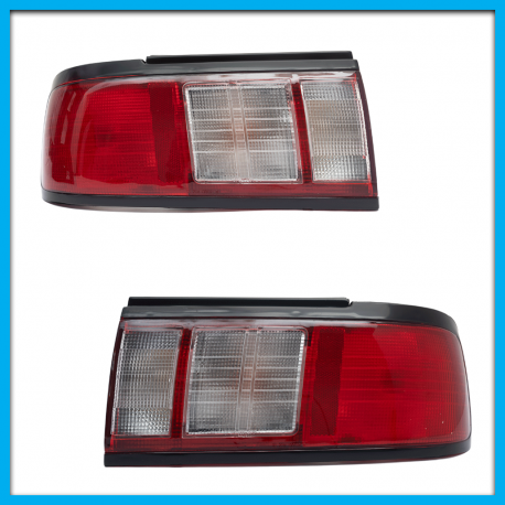 Juego de 2 Calaveras para Tsuru 3 DEPO con Marco Negro y Focos