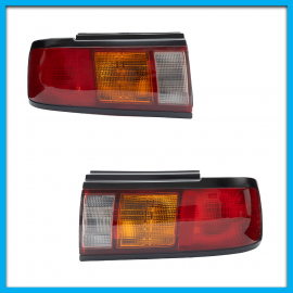 Juego de 2 Calaveras para Tsuru 3 con Marco Negro y Focos