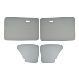 Juego de 4 Tapas Acolchadas de Puertas y Paredes Color Gris para VW Sedan 1600, 1600i