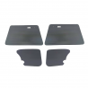 Juego de 4 Tapas Negras de Puertas para VW Sedán 1600, 1600i