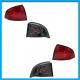 Juego de 2 Calaveras para Sentra B15 Rojas sin Arnés
