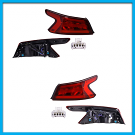 Juego de 2 Calaveras Exteriores para Maxima DEPO con Arnés y Luz LED