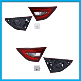 Juego de 2 Calaveras Interiores para Maxima DEPO con Arnés y Luz LED