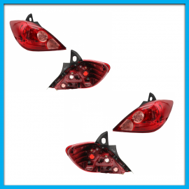 Juego de 2 Calaveras para Tiida Hatchback DEPO sin Arnés