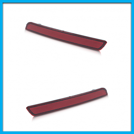 Juego de 2 Reflejantes de Facia Trasera para Malibu Auto Magic