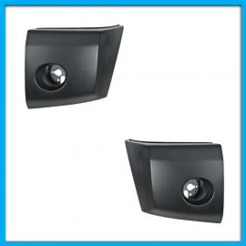 Juego de 2 Alerones de Defensa Delantera para Armada con Hueco de Faro Auxiliar