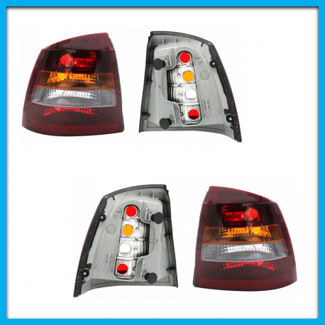 Juego de 2 Calaveras para Astra Hatchback Diforza en Tres Colores de Tono Oscuro sin Arnés