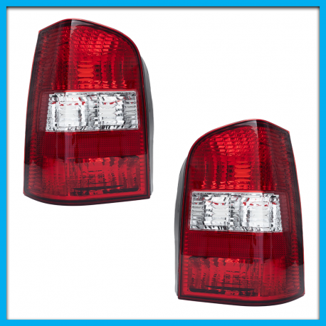 Juego de 2 Calaveras para Pointer Station Wagon G3 Diforza sin Arnés con Reversa Blanca