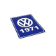 Calcomanía Azul Decorativa VW Generación 1971