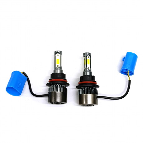 Par de Focos 9007 con 3 Caras de LED de 2300 Lúmenes Tunix