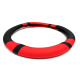 Funda de 38 cm Mitad Roja Mitad Negra Tunix para Volante
