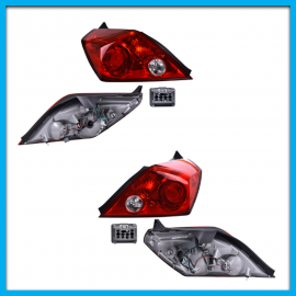 Juego de 2 Calaveras para Altima L32 DEPO Rojas sin Arnés