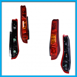 Juego de 2 Calaveras para X-Trail DEPO con Reversa Ámbar sin Arnés