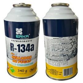 Gas Refrigerante de Sistema de Aire Acondicionado Con Sellador de Fugas R-134A