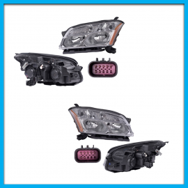 Juego de 2 Faros Principales Para Trax DEPO con Reflejante Ámbar sin Focos