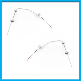 Juego de 2 Elevadores de Vidrio para Brasilia