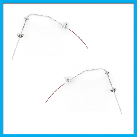 Juego de 2 Elevadores de Vidrio para Brasilia