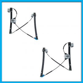 Juego de 2 Elevadores de Vidrio Delanteros para Derby 6KV, 6N Bruck