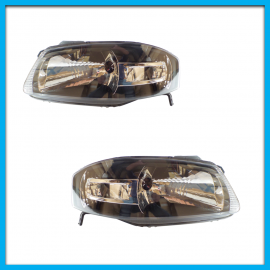 Juego de 2 Faros Principales para Pointer G4 Auto Magic con Fondo Negro