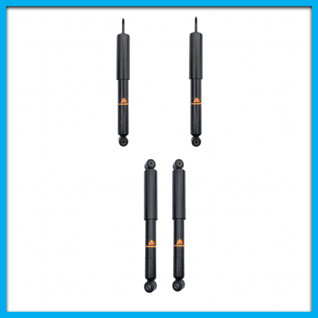 Juego de 4 Amortiguadores Hidráulicos de Suspensión para VW Sedán 1600, 1600i, Brasilia, Safari Double Seven