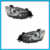Juego de 2 Faros Principales Eagle Eyes para Mazda CX5 con Lupa