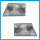 Juego de 2 Faros Principales para Ranger Eagle Eyes con Mica Rayada