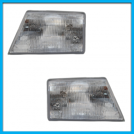 Juego de 2 Faros Principales para Ranger Eagle Eyes con Mica Rayada