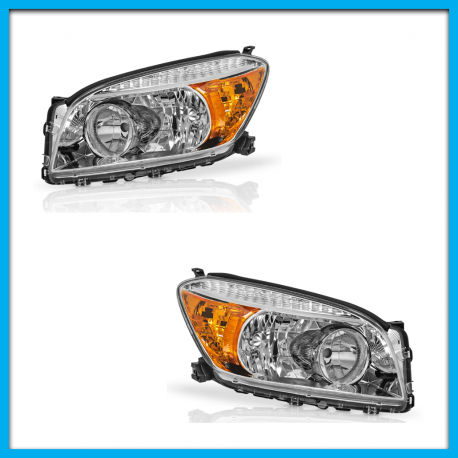 Juego de 2 Faros Principales para RAV4 Eagle Eyes con Direccional Ambar
