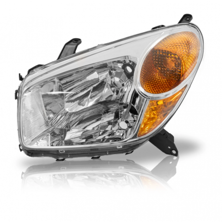 Faro Principal Cromado con Cuarto Ámbar Izquierdo Eagle Eyes para RAV4