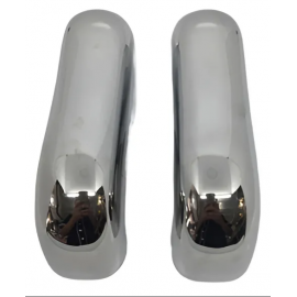 Par de Topes de Defensa Cromados para Sedan 1200