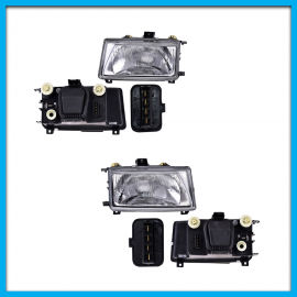 Juego de 2 Faros Principales para Derby 6KV DEPO con Ajuste Manual y Eléctrico sin Focos