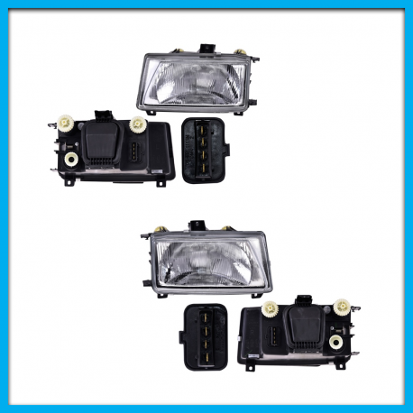 Juego de 2 Faros Principales para Derby 6KV DEPO con Ajuste Manual y Eléctrico sin Focos