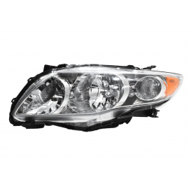 Faro Principal Izquierdo Cromado con Reflejante Ámbar Eagle Eyes para Corolla XRS