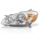 Faro Principal Izquierdo Cromado con Reflejante Ámbar Eagle Eyes para Corolla CE, LE