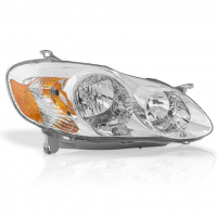 Faro Principal Derecho Cromado con Reflejante Ámbar Eagle Eyes para Corolla CE, LE
